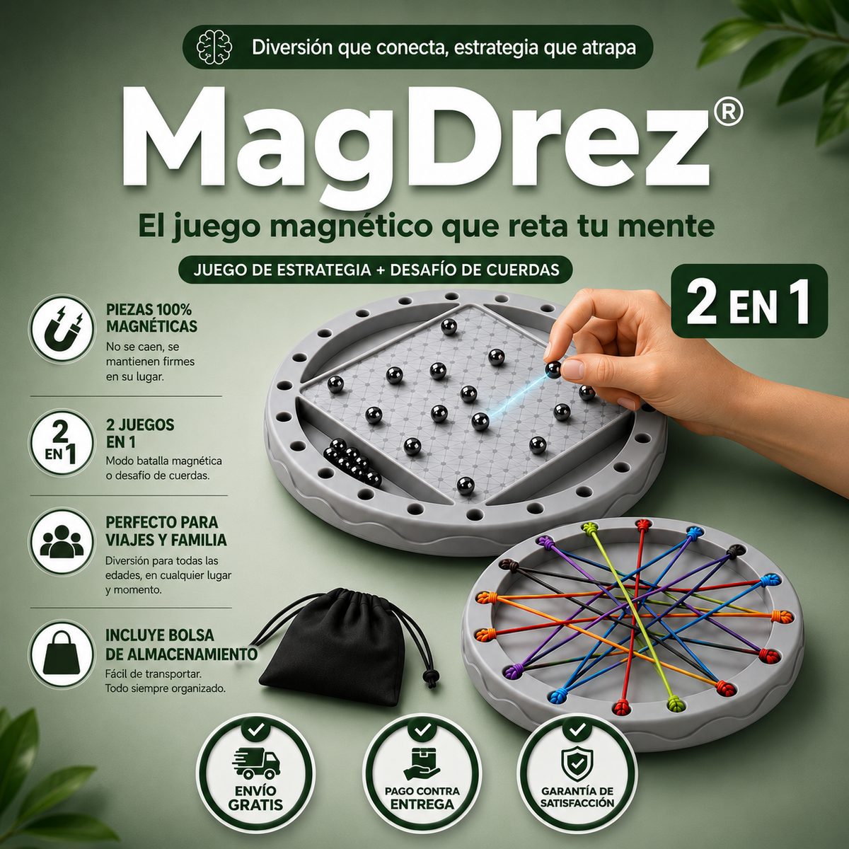 Ed Limitada / MagDrez® Ajedres magnetico Pro (2 en 1)