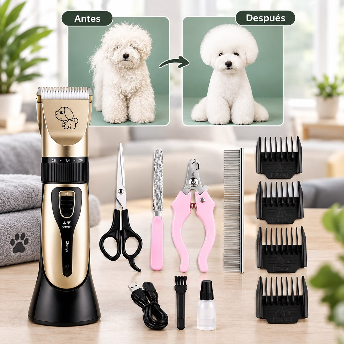 PetCare Pro®  PEINA Y CORTA A TU MASCOTA EN CASA
