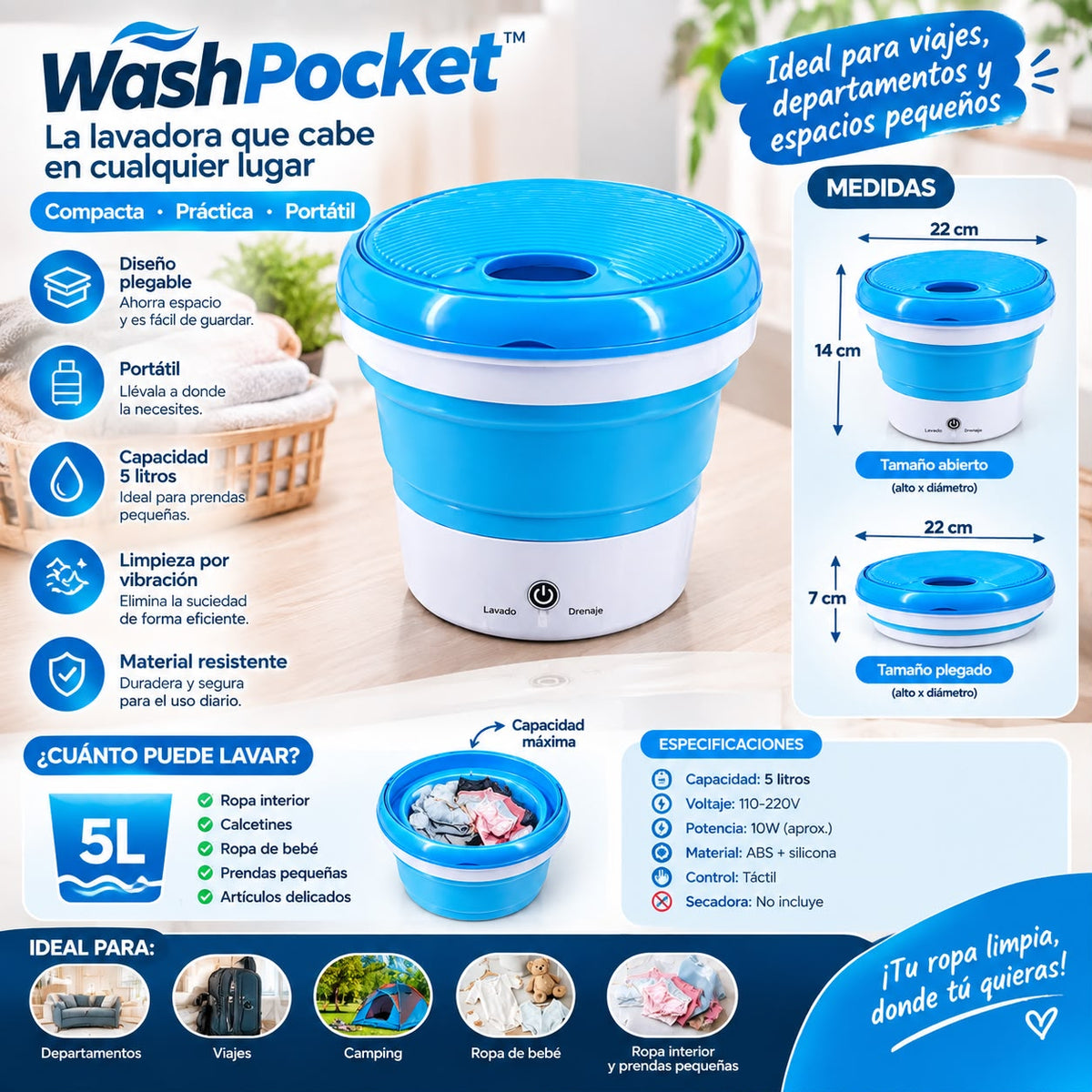 WashPocket 5L